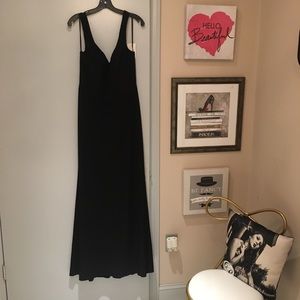 Colette Black Evening Gown Stretch Jersey Size 14